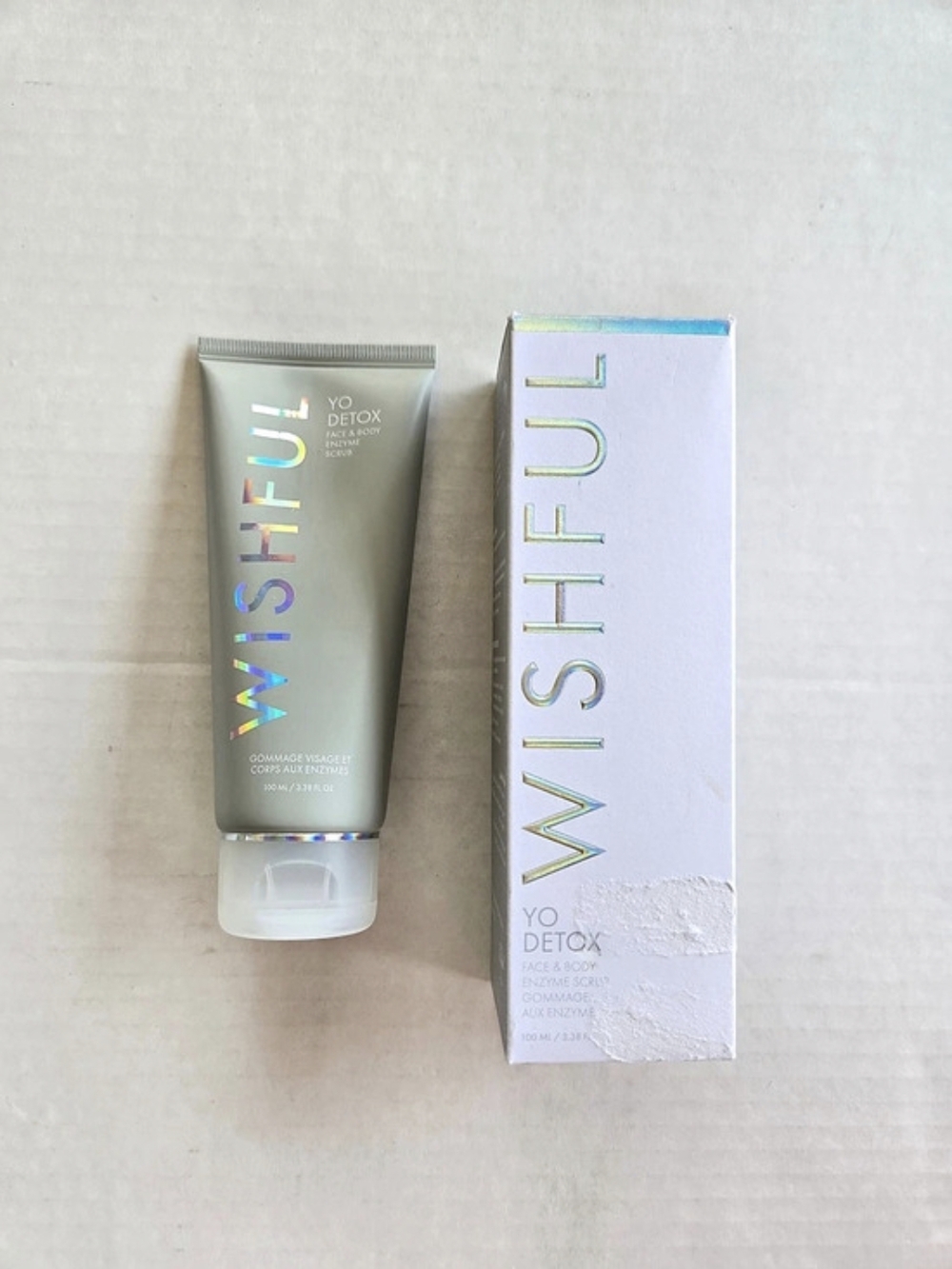 Wishful Yo Detox Face & Body Enzyme Scrub Enzyme Scrub Face & Body NWT
